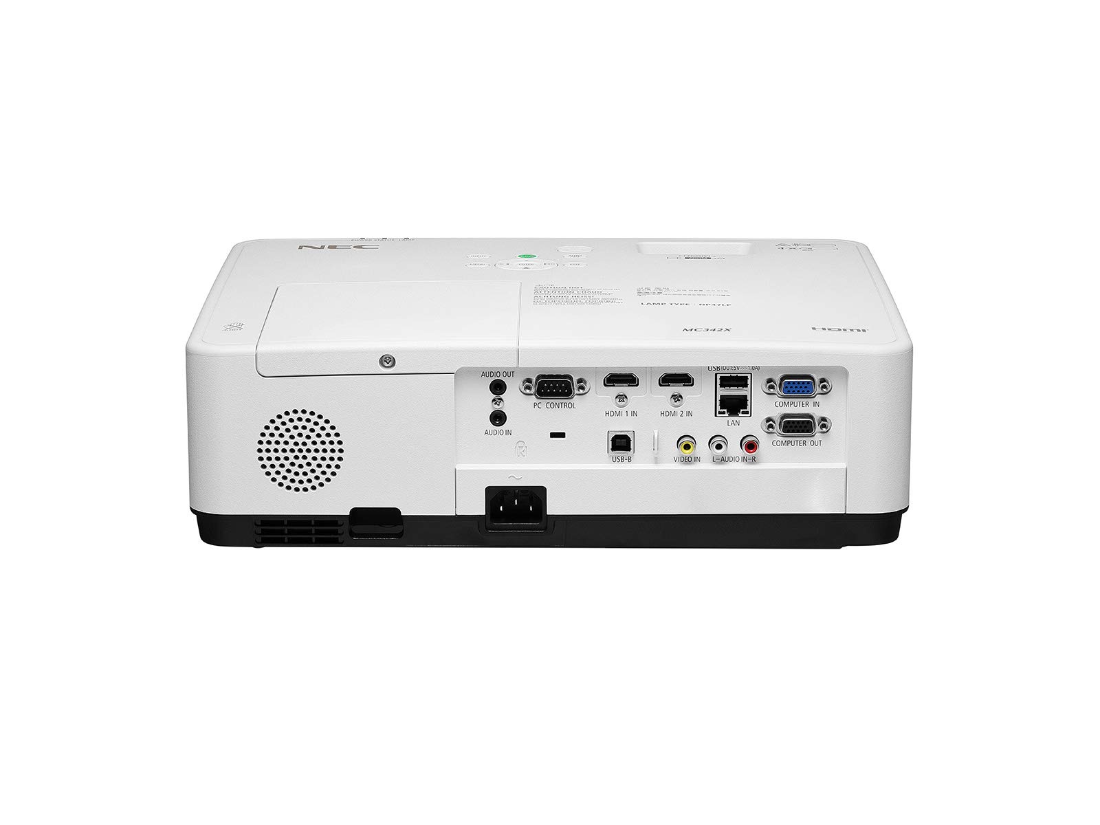 NEC MC332W vidéo-projecteur 3300 ANSI lumens 3LCD WXGA (1280x800) Projecteur de Bureau Blanc - Vidéo-projecteurs (3300 ANSI lumens, 3LCD, WXGA (1280x800), 16000:1, 16:10, 762-7620 mm (30-300"))