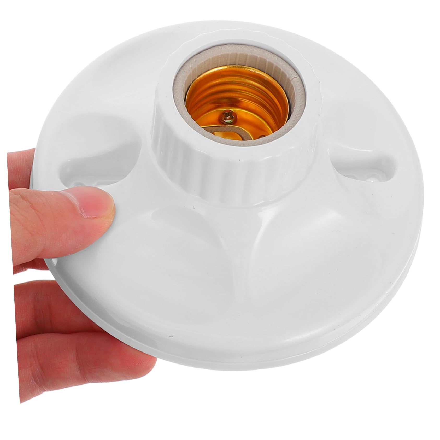 Portalámparas E27 Blanco 24 Piezas Base de Lámpara 250v