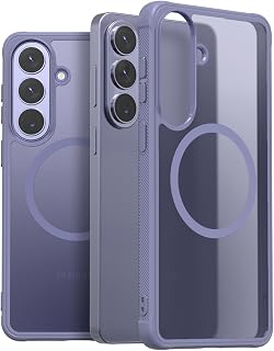 【araree】 Galaxy S26 Plus 対応 ケース マグネット 内蔵 フロスト クリア 耐衝撃 カバー 頑丈 TPU+PC MagSafe 対応 スマホケース [ GalaxyS26Plus ギャラクシーS26 プラス SM-S947Q SC-52G SCG38 対応 ] Duple M ARMOR バイオレット