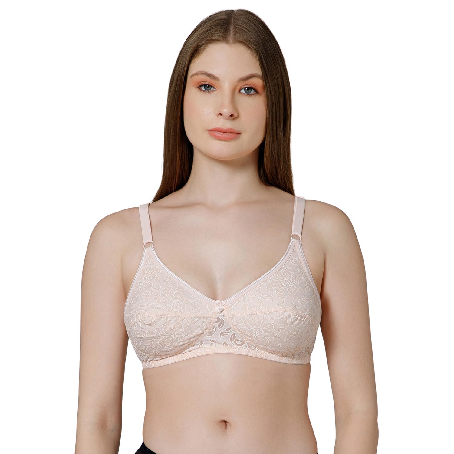bodycare Women Cotton-Brasso Floral Print Bra|Soft, Breathable & Gentle Support|Everyday Comfort|1537-picture-18