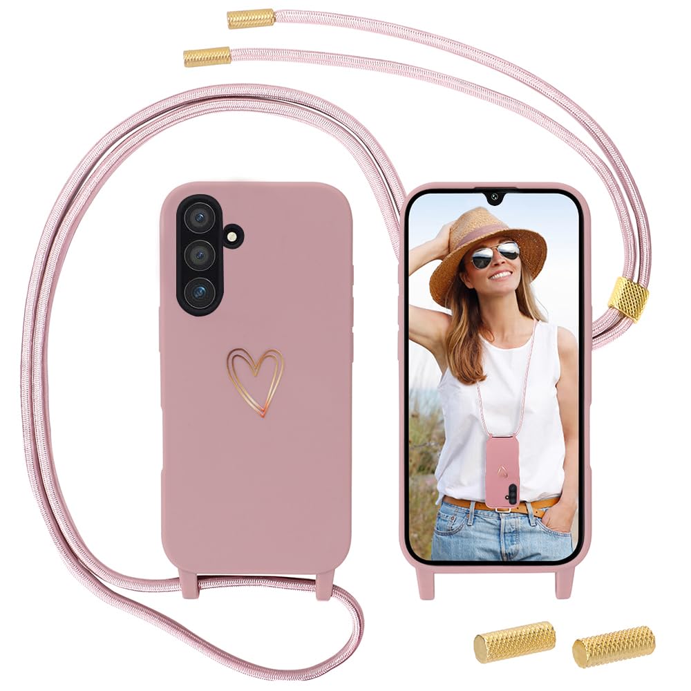 Handykette für Samsung Galaxy A17 5G Hülle mit Band, MoEvn N