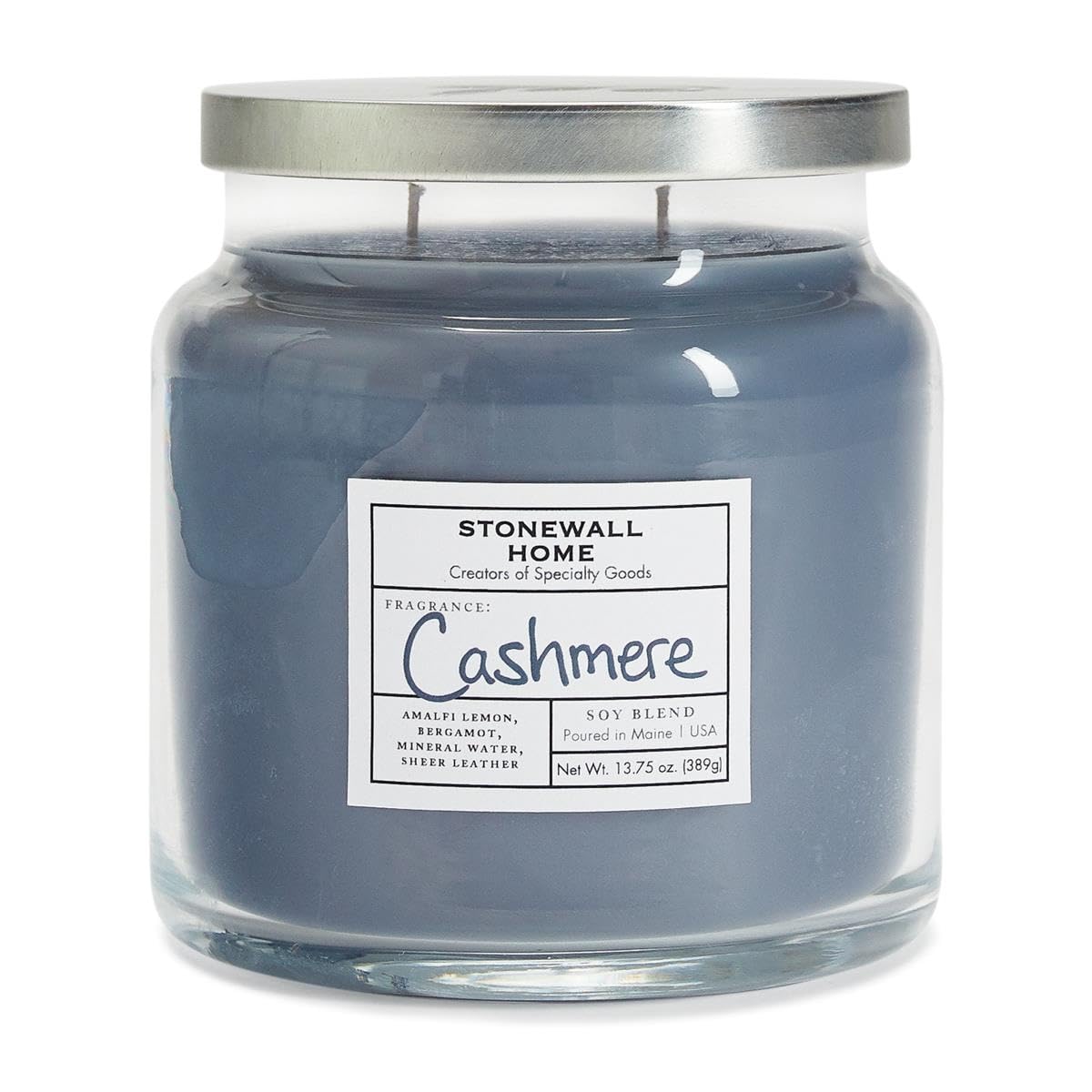 Stonewall Kitchen Cashmere Medium Apothecary Candle