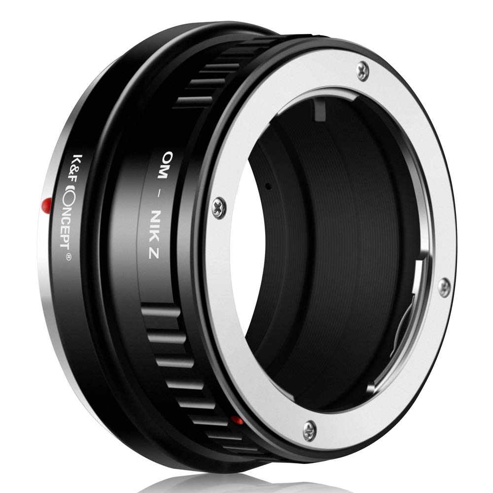 K&F CONCEPT Bague Adaptation Objectif pour Monter Objectif compatibile Con Olympus Om vers Boîtier compatibile Con Nikon Z (Om-compatibile Con Nikon Z)