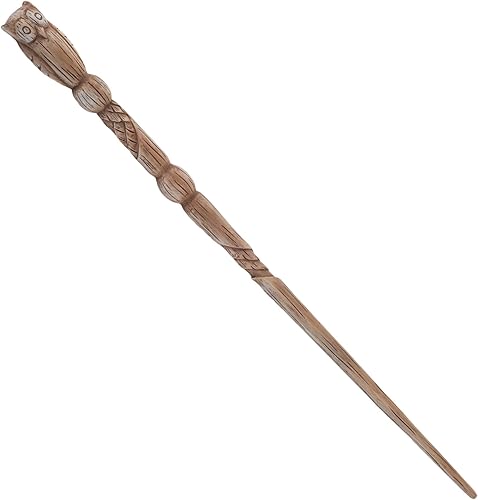 Miniatura 6 de Cottage Garden Juego de 2 piezas de varita de búho de madera natural coleccionable hecha a mano y varita mágica de madera, caoba