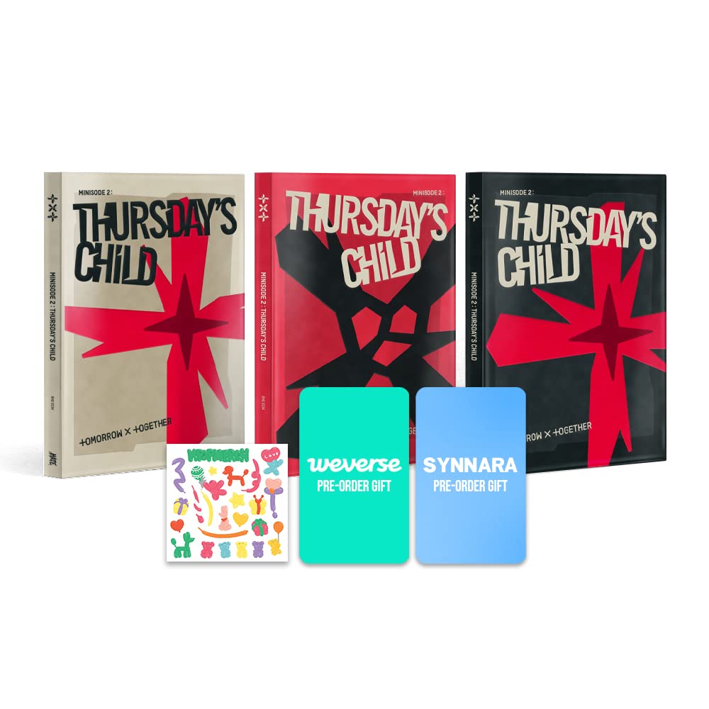 TXT (TOMORROW X TOGETHER) - MINISODE 2 : THURSDAY‘S CHILD Set (All Three Versions) [Incl. Weverse & 