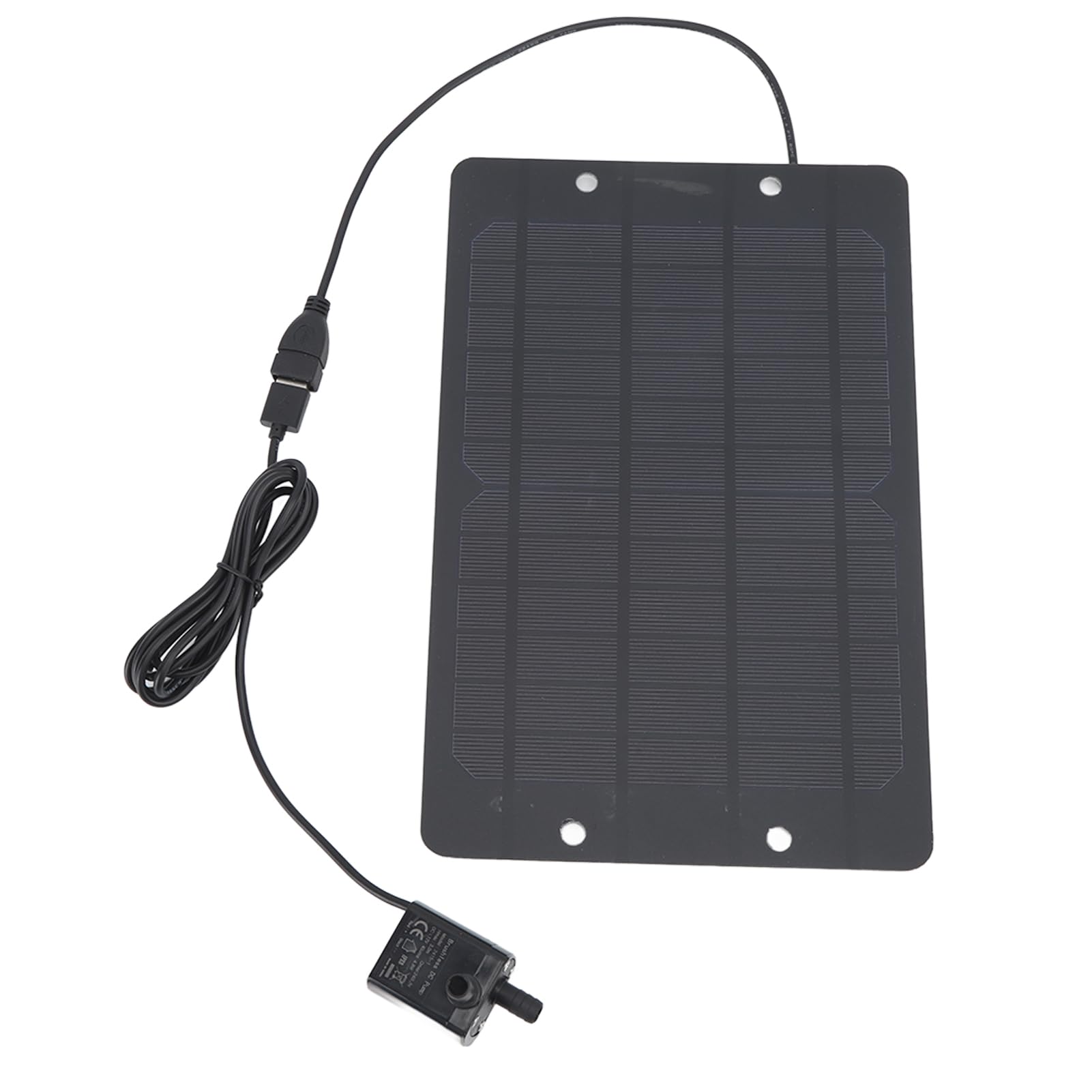 Kit di Pompa per Acqua Solare Fai -da -te, Pompa da 12 V a Base di Solare con Pannello da 6 V 10 W per Vasca da Giardino da Giardino da Bagno di Uccelli