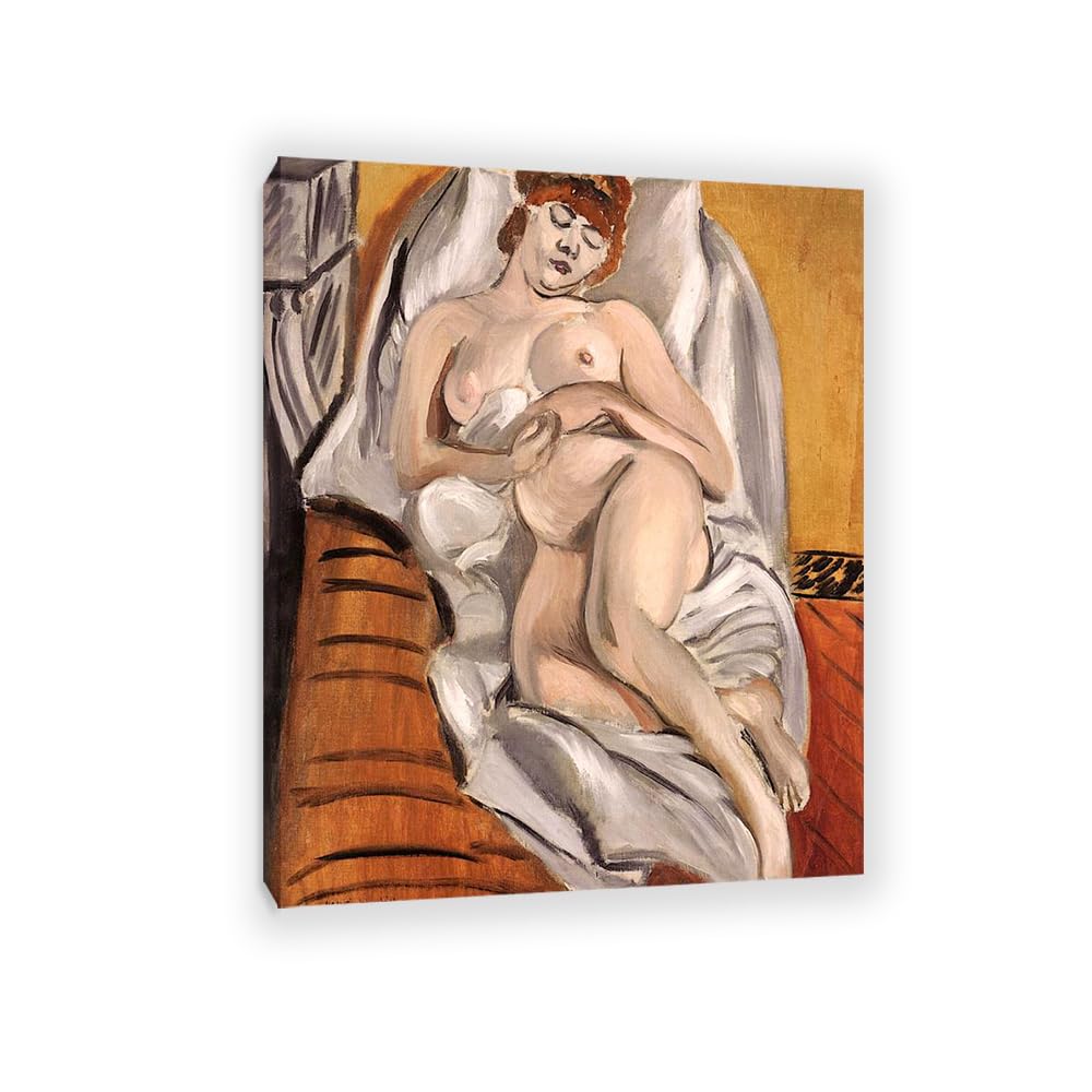 Mycggdgh Unframe Henri Matisse Painting Reproduction Woman's Body Fine Art Canvas Henri Matisse Wall Art Canvas Prints For Home Decor For Living Room Bathroom Office 65X50cm(26X19in) Frame
