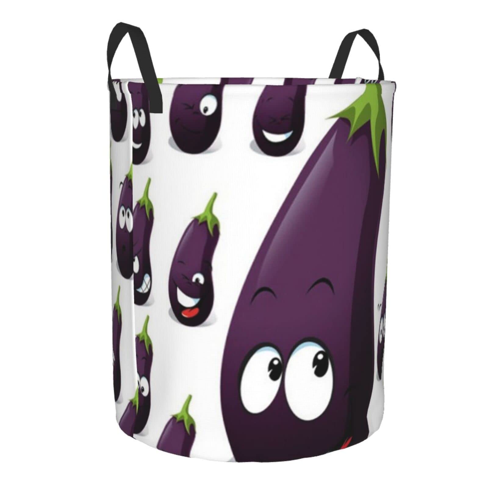 Cartoon Aubergine Exquisiter Wschekorb - Schmutziger Wschekorb fr  organisiertes Leben, fr Kleidung, Kinderspielzeug, Aufbewahrung des  tglichen Bedarfs : Amazon.de: Kche, Haushalt & Wohnen