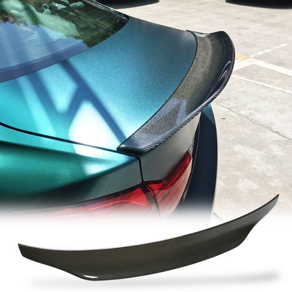MCARCAR KIT Carbon Fiber Trunk Spoiler Compatible with 2013-2020 4-Series F32 Coupe Rear Boot Lid Highkick Wing Lip Factory Outlet