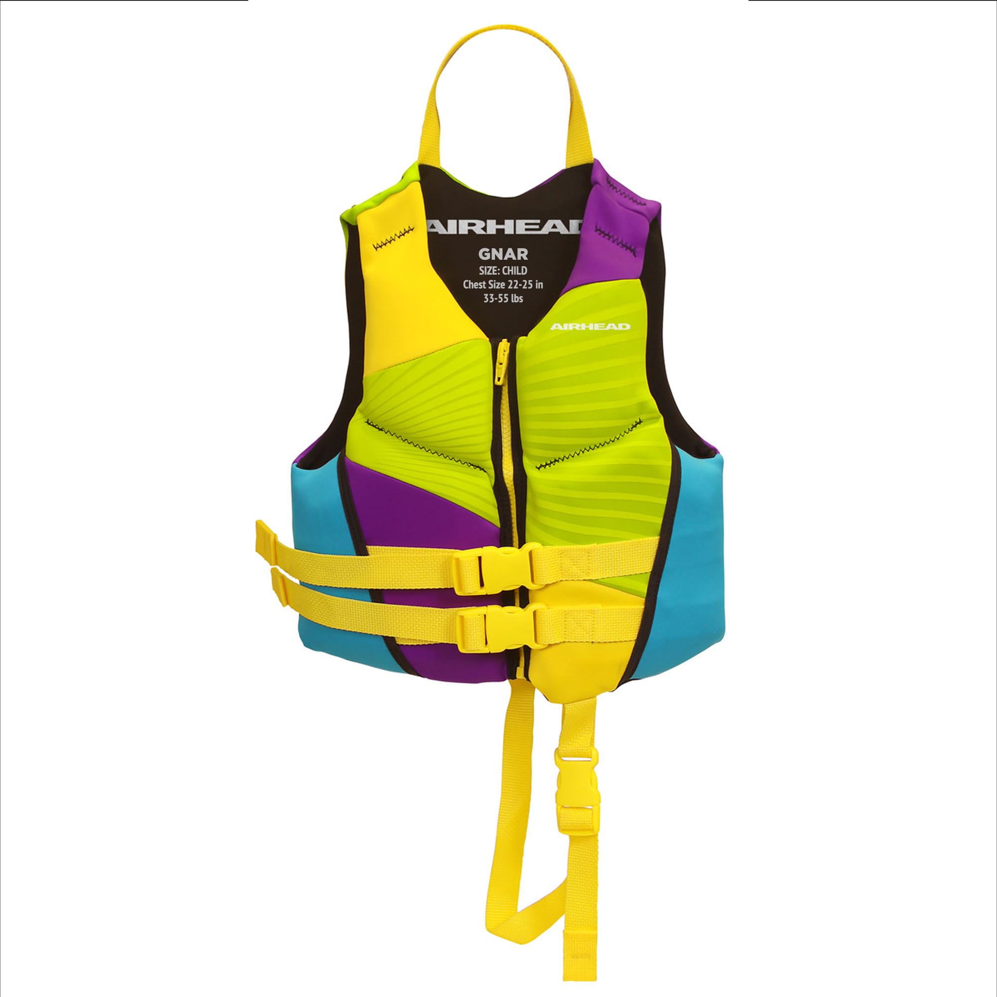 Airhead GNAR Child and Infant Kwik-Dry Neolite Flex Life Jacket, US Coast Guard Approved