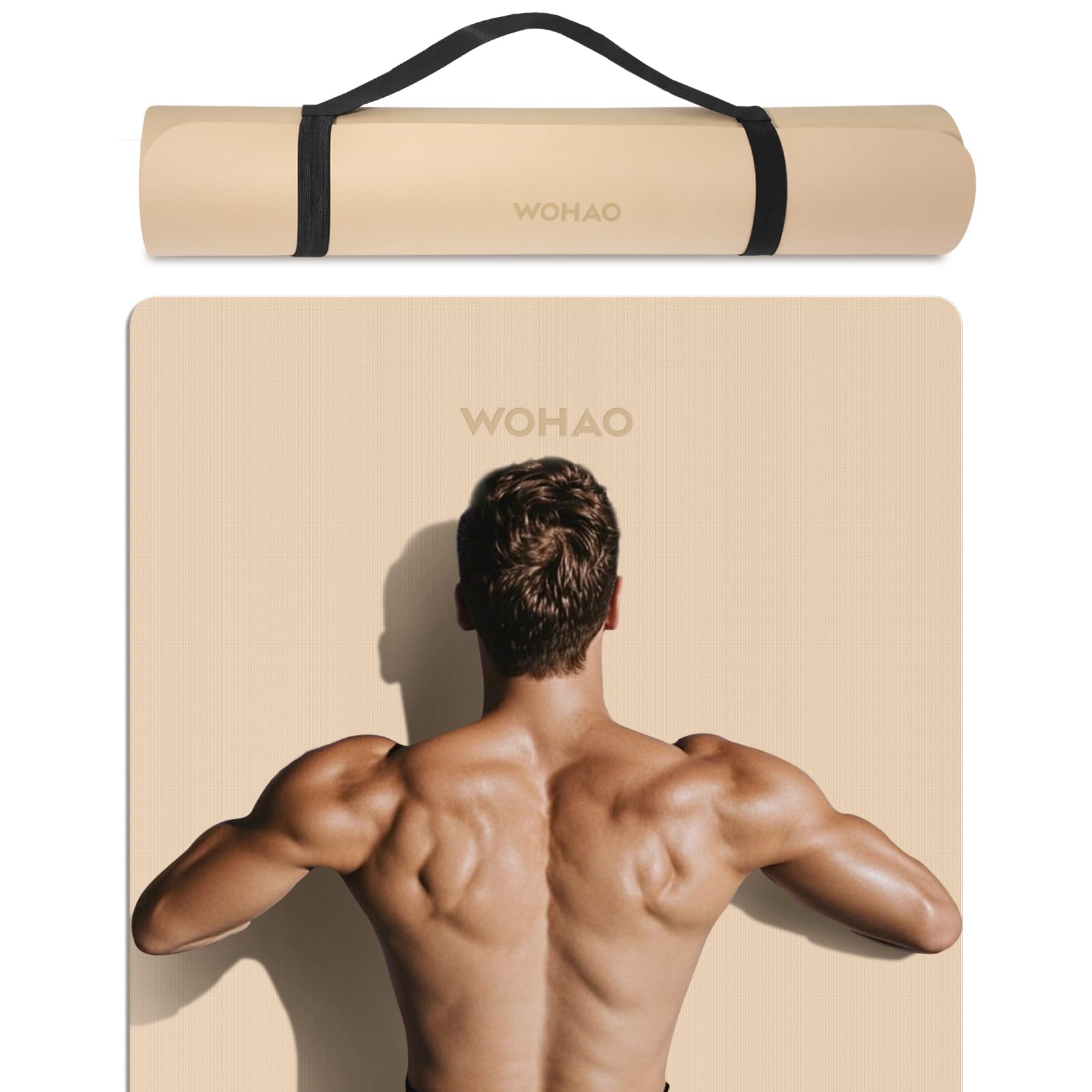 WOHAO Non-Slip Yoga Mat, Extra Thick 8mm?72