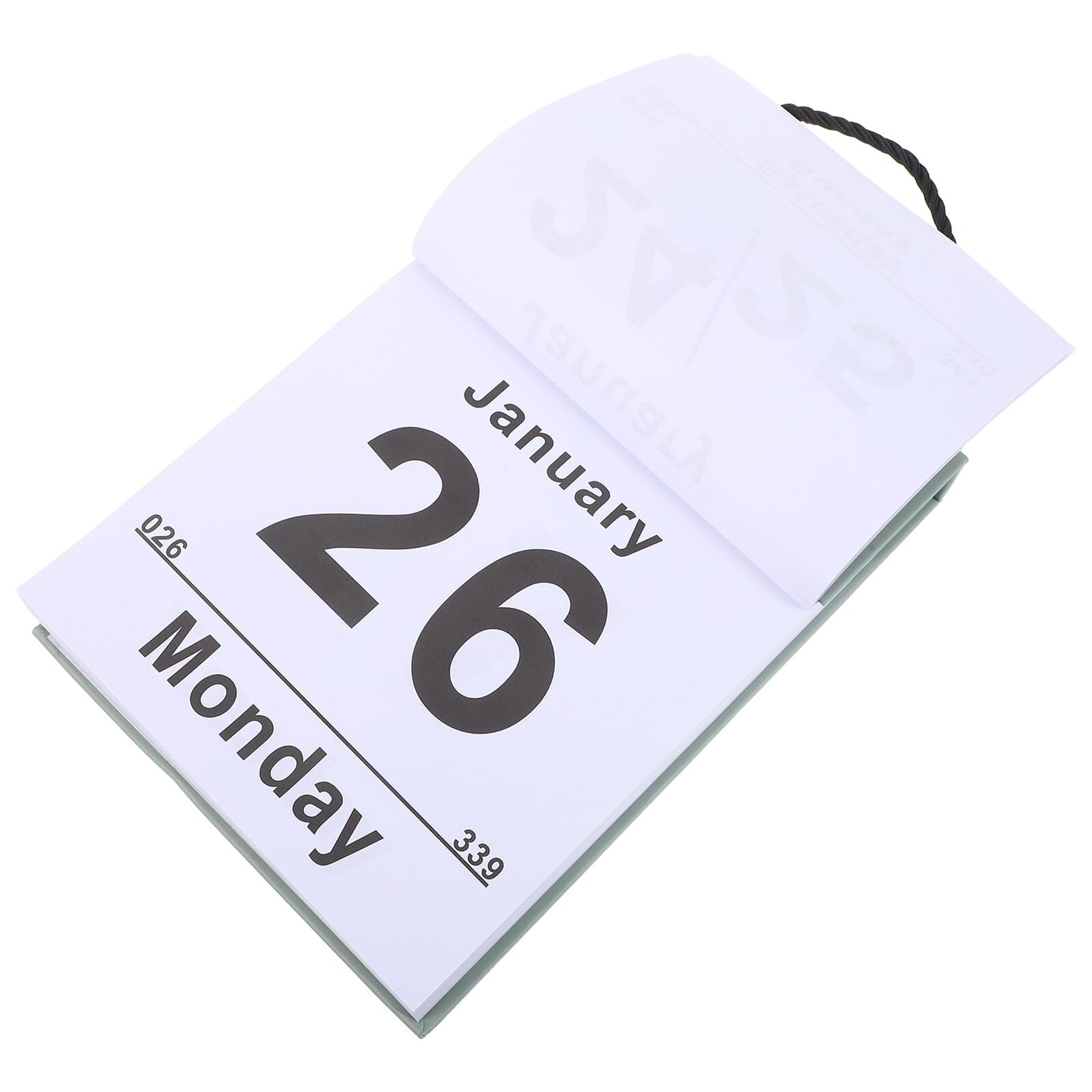 Homoyoyo Calendario Desprendible de Pared 2026 Planificador Diario Funcional Letra Grande Hojas Fáciles de Arrancar Organizador de Horarios para Oficina Aula y Espacios de Aprendizaje