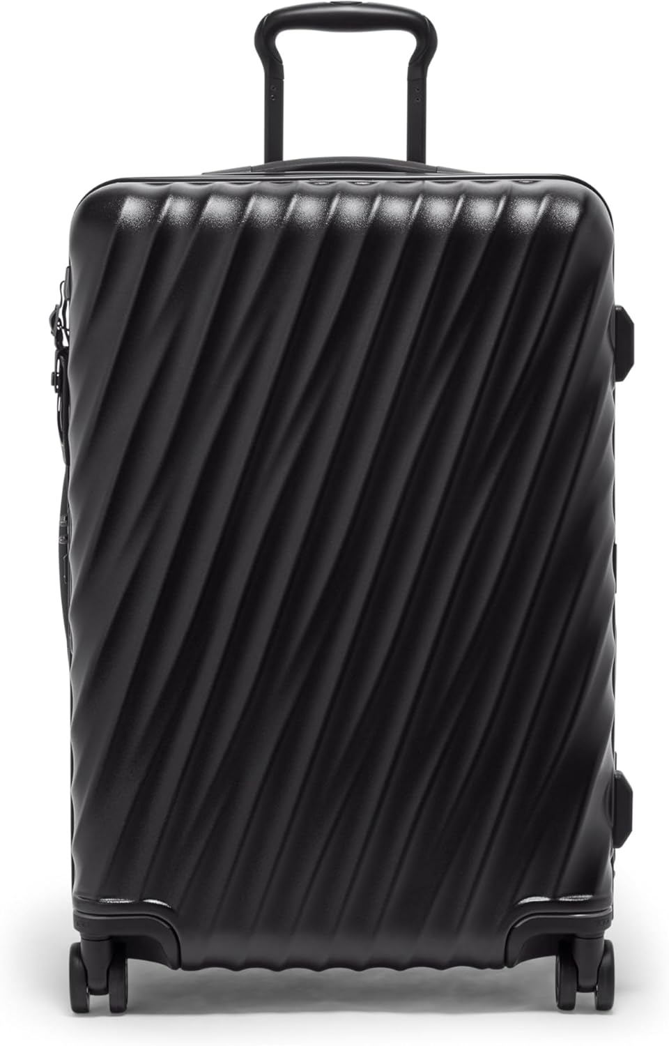Tumi Suitcase Official Authentic 19 Degree Short Trip Expandable 4 Wheel Packing Case, Black, 26