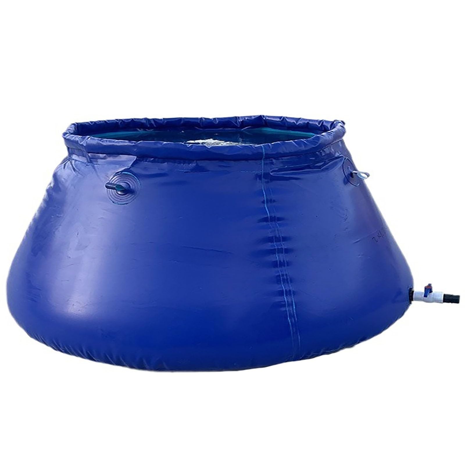 Bolsa de recogida de agua de lluvia de emergencia de 0.2 5 toneladas, capacidad de 4000 L, tanque de almacenamiento de agua plegable con grifo, ideal para riego al aire libre y recuperación de agua.
