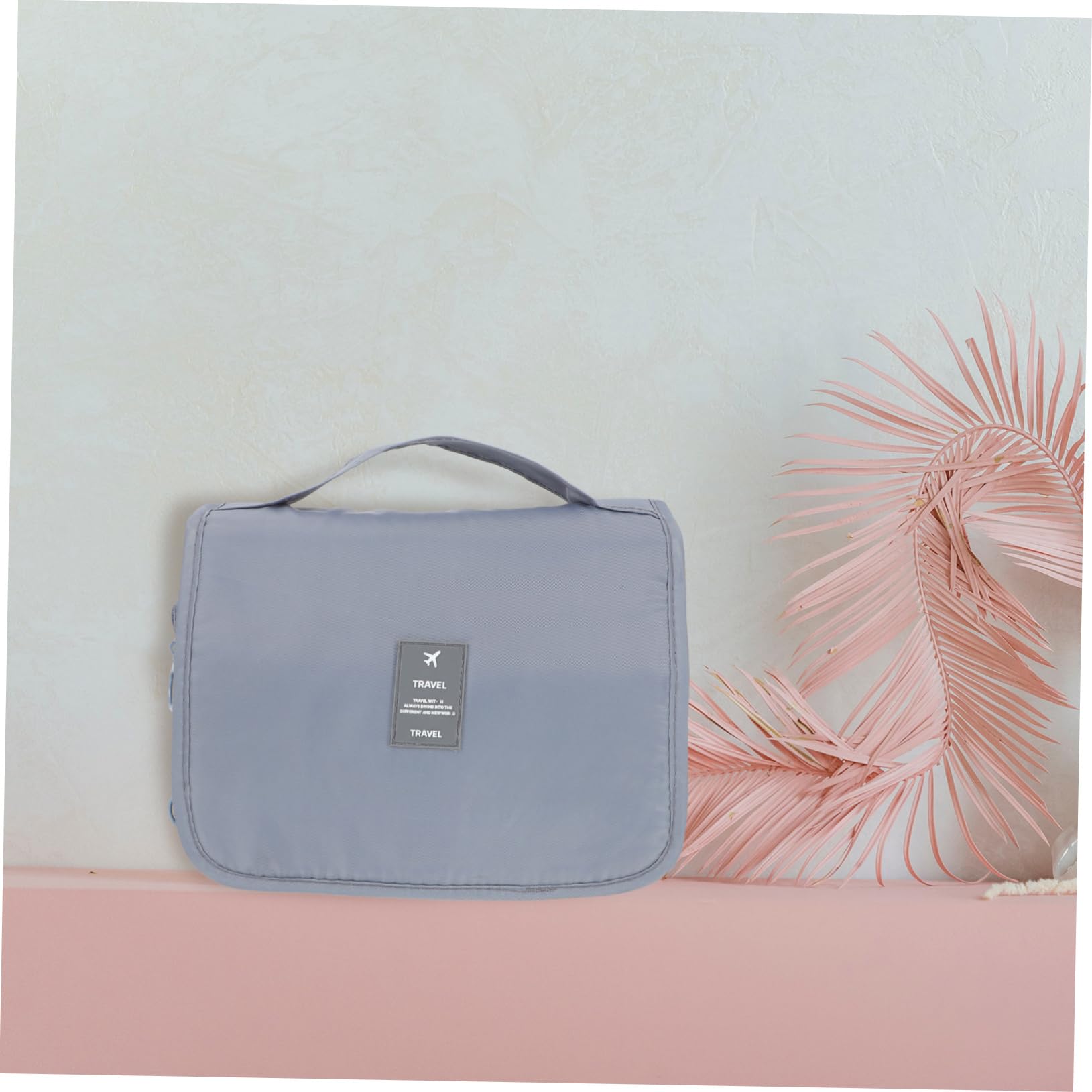 Mipcase 3pezzi Borsa Da Toeletta Con Gancio Per Appendere Capacità Borsa Cosmetica Multifunzionale Da Viaggio Design Leggero e Compatto