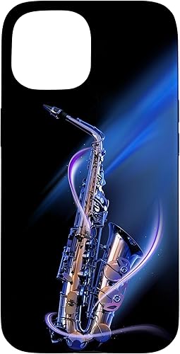 Miniatura 10 de iPhone 11 minimalista Saxofón estilo PC saxofonista amante caso
