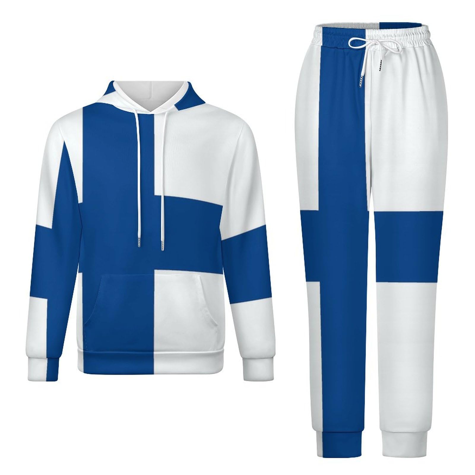 MenS Womens Tracksuits Sets 2 Piece Outfits Hoodie and Sweatpants Jogger Set Plus Size Activewear With Finla