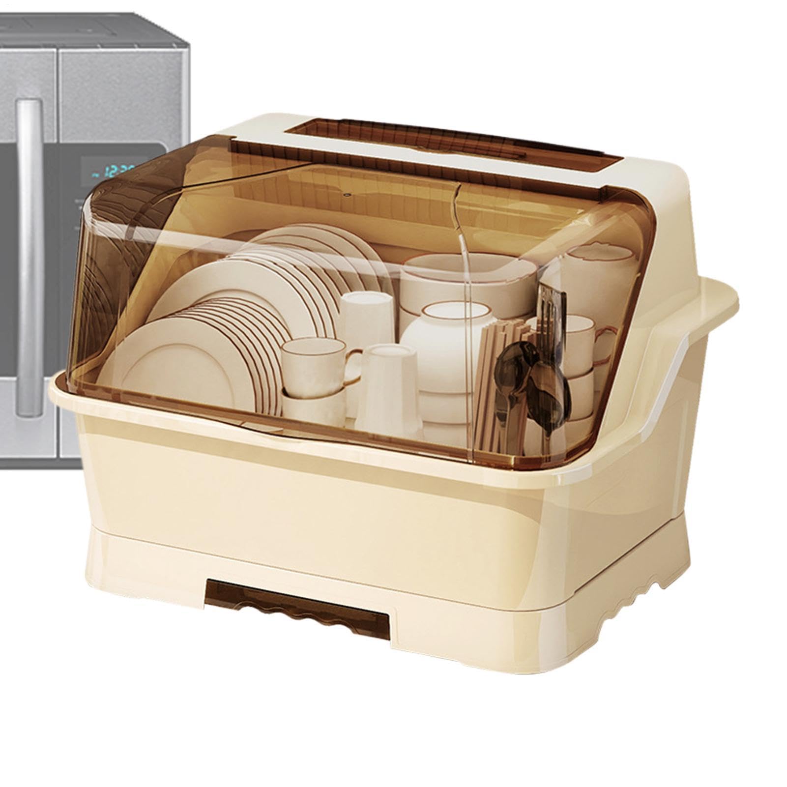 Generisch -Organizer für die Spüle - Besteck Abtropfkasten Aufbewahrungsbox - Besteck-Abtropfhalter | für Badezimmer-Worktop Esszimmer Küche Studentenwohnheim Restaurant Wohnung