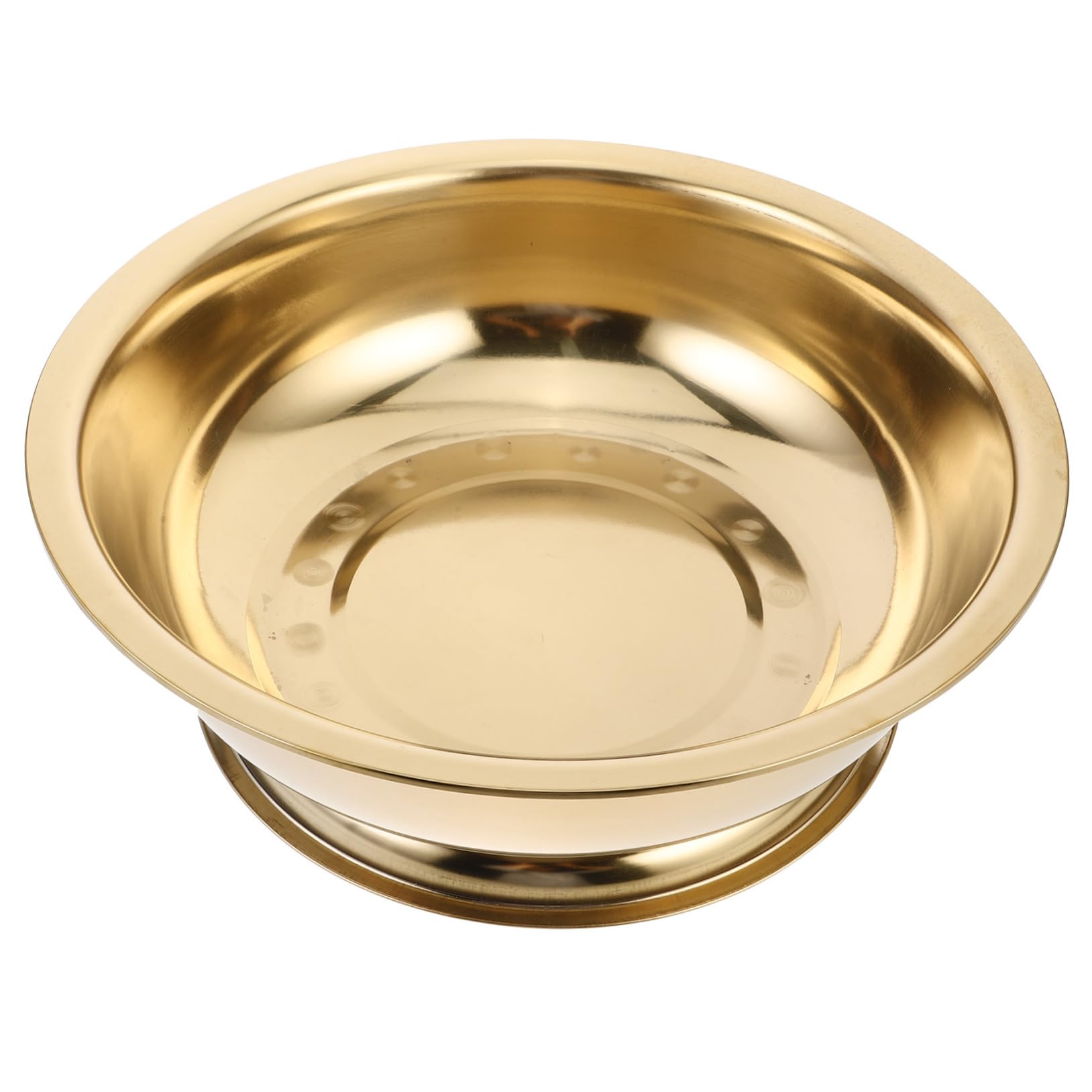 Abaodam Große Feuerstelle aus Eisen mit Vielseitiger Nutzung und Hitzebeständigkeit Goldene Feuerschale für Terrasse und Familienrituale in Elegantem Design