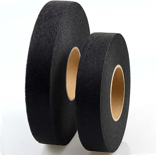 PLANTIONAL 2 rollos de cinta adhesiva para planchar en el dobladillo, cinta de dobladillo de fusión de tela, 1 pulgada x 65 yardas, cinta adhesiva