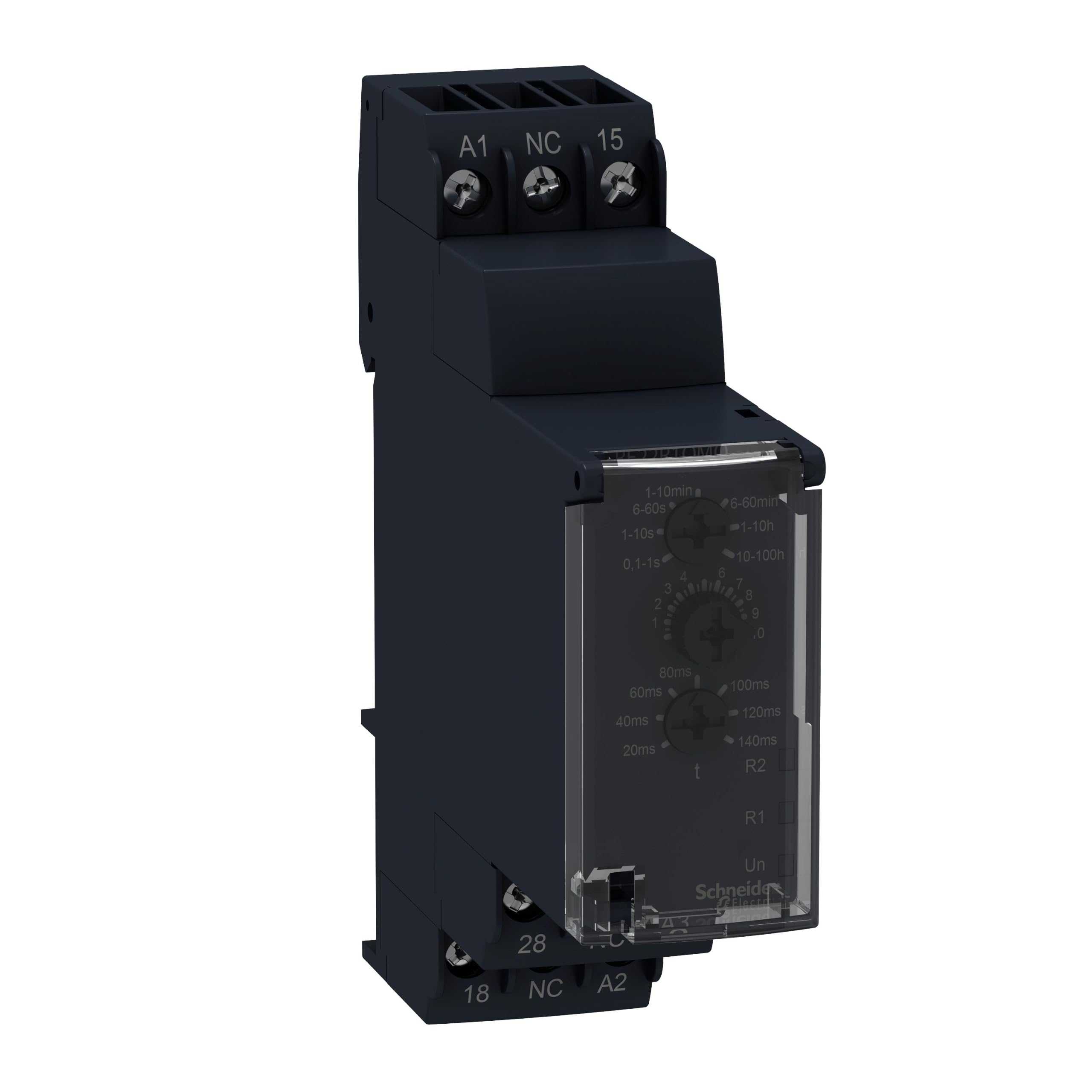 Schneider Electric Harmony Time Zeitrelais, DIN-Schienen, 0.1 s → 100h, 230 → 240V ac, 2 Kont. Einfach,