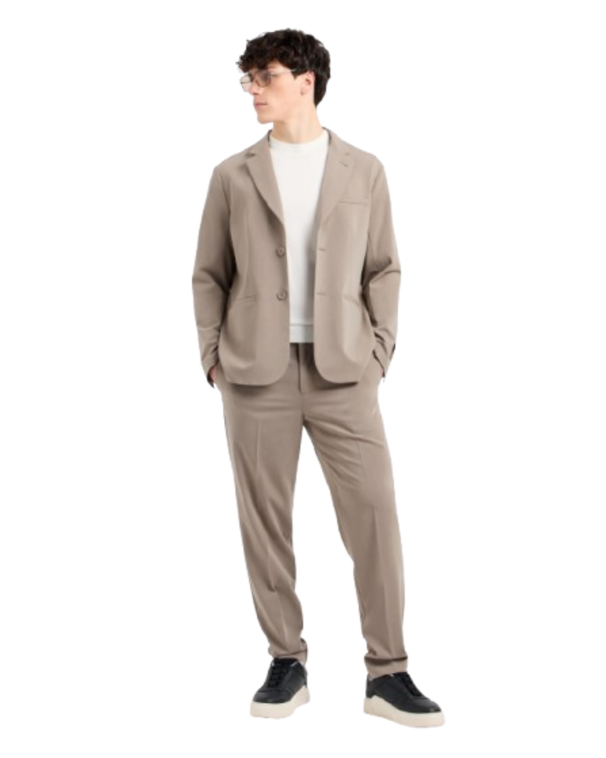 Armani Exchange Mens Icon Suiting Trouser