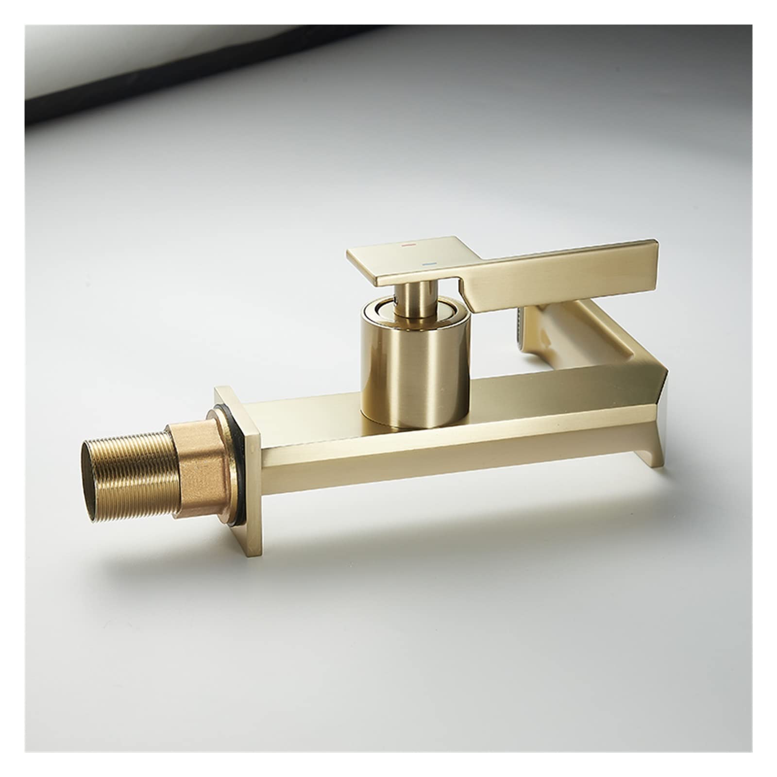 Grifo de Lavabo de baño Grifo de baño Negro Grifo de baño Creativo de latón Gris Grifo Mezclador de Lavabo Grifo de Lavabo de Cascada de Agua fría y Caliente