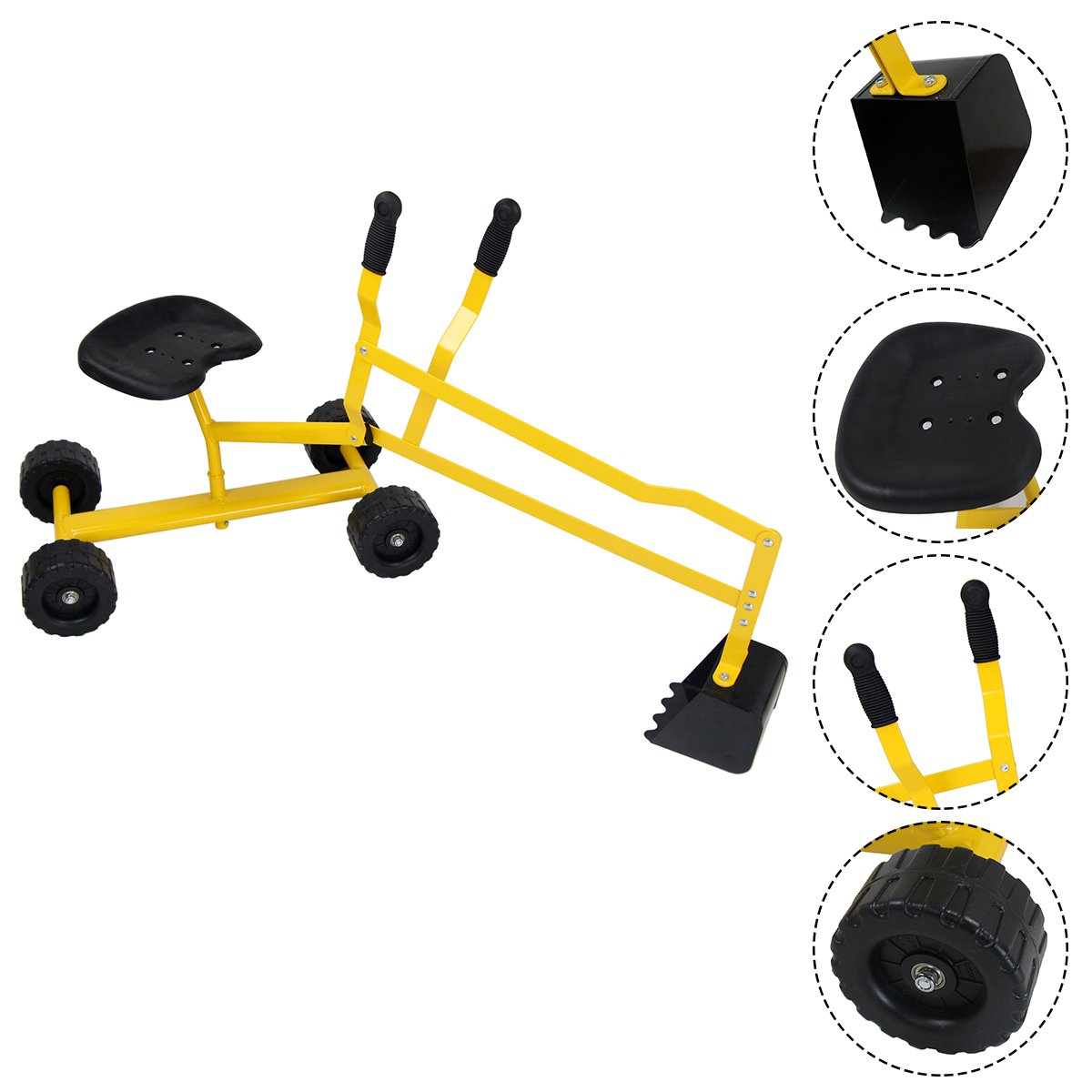 Pelle Mécanique à Sable Jouet - Bras D'Excavateur Pour Enfants 3-12 Ans - Apprentissage STEM