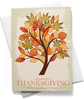 The Thanksgiving Tree - Thanksgiving Cards | 25 Standard Greeting Cards ...