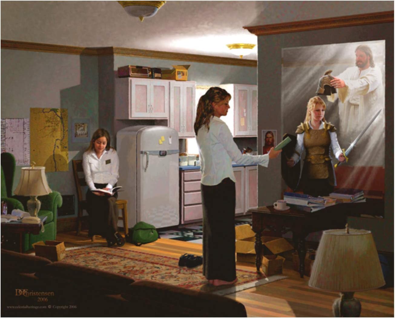 Doc Christensen Witness for His Name Sister Missionary 11x14 Inches Latter-Day Saint Art