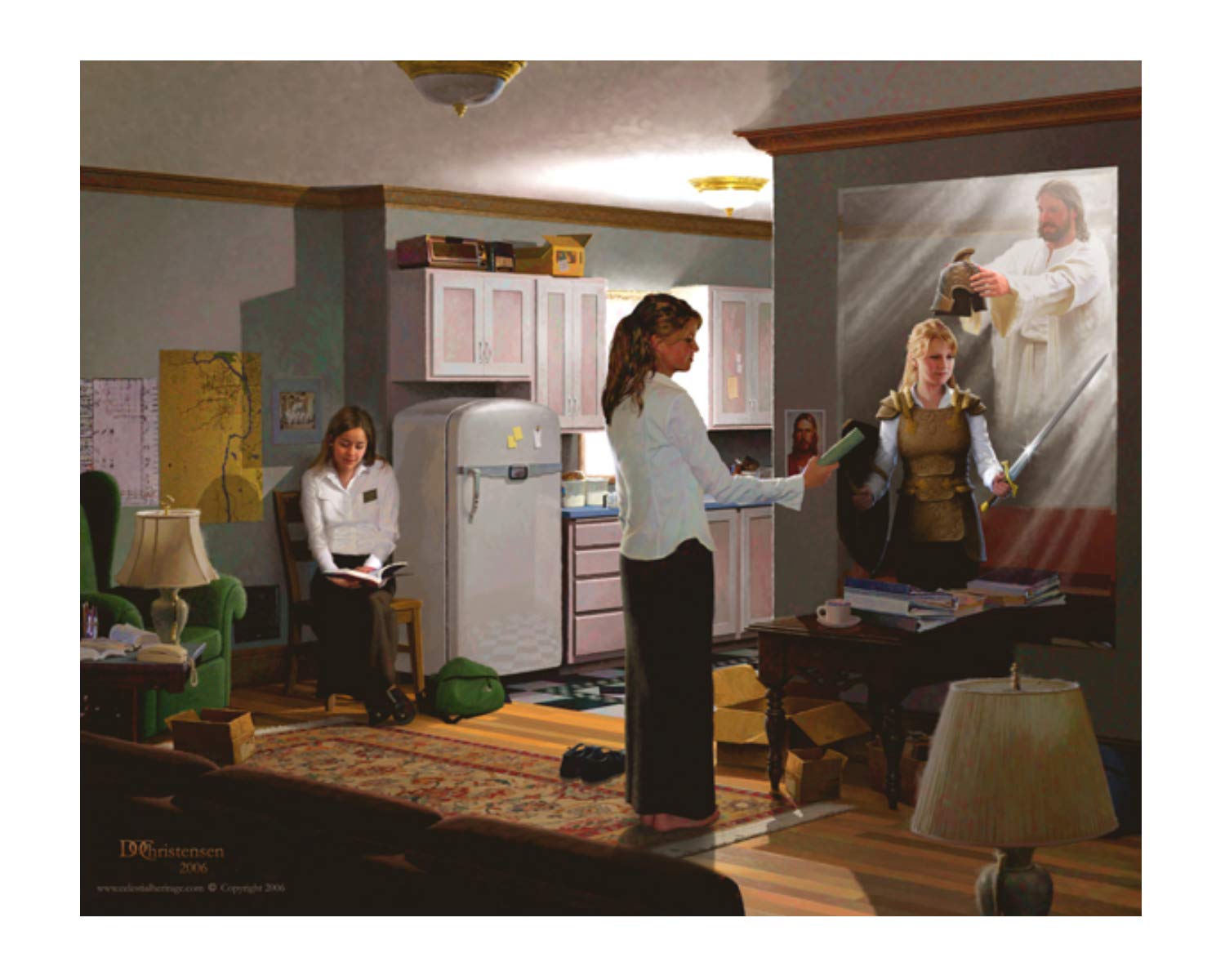 Doc Christensen Witness for His Name Sister Missionary 11x14 Inches Latter-Day Saint Art