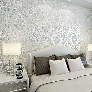 14 Luxury Bedroom Design Ideas for Elegant Comfortable Retreats 15 Q QIHANG DAWEI 3D Luxury Damask Pearl Powder Non-Woven Wallpaper Roll fo...