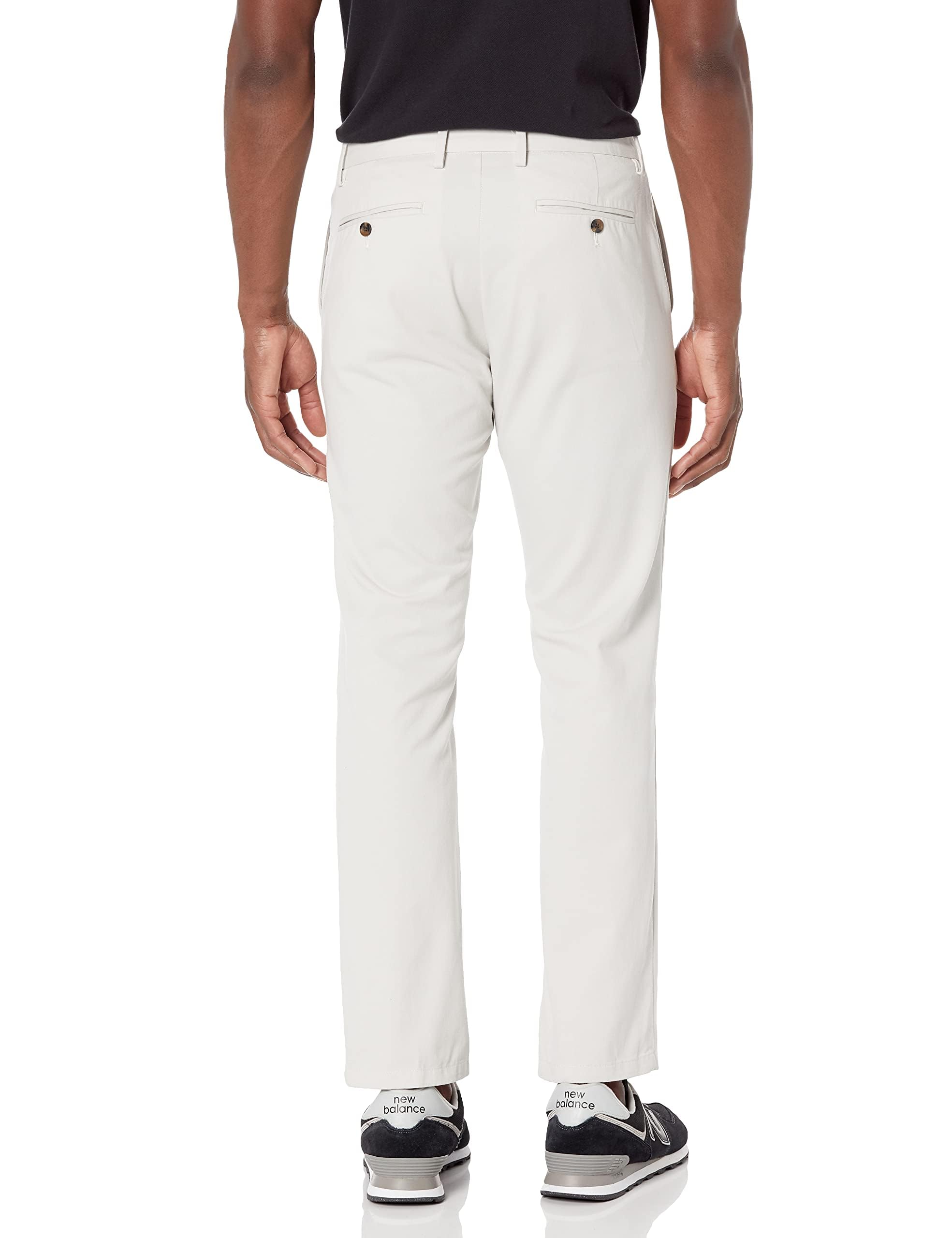 Amazon Essentials Men's Slim Fit Wrinkle-Resistant Flat-Front Work Chino Trousers — view 2