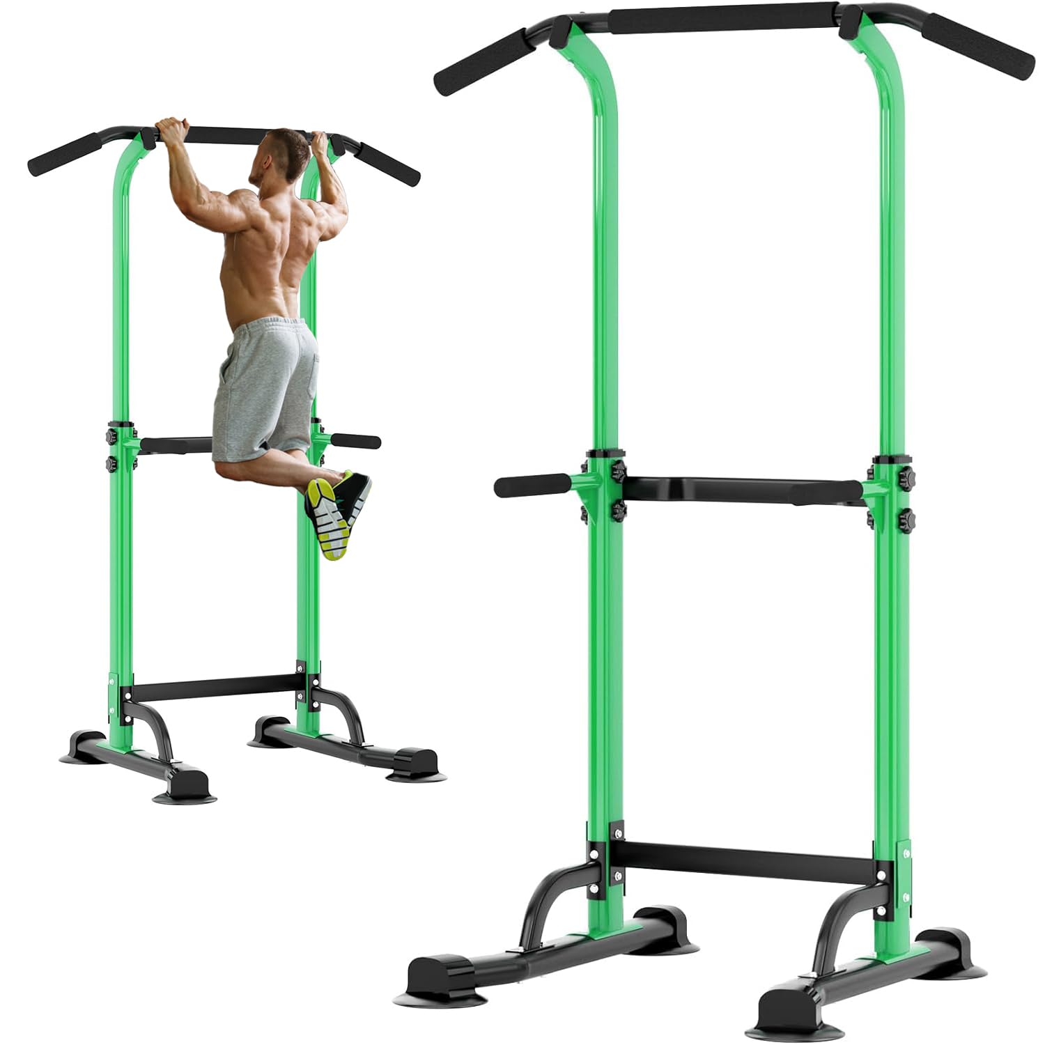 Soges Power Tower Pull Up Bar Station Free Standing Pull