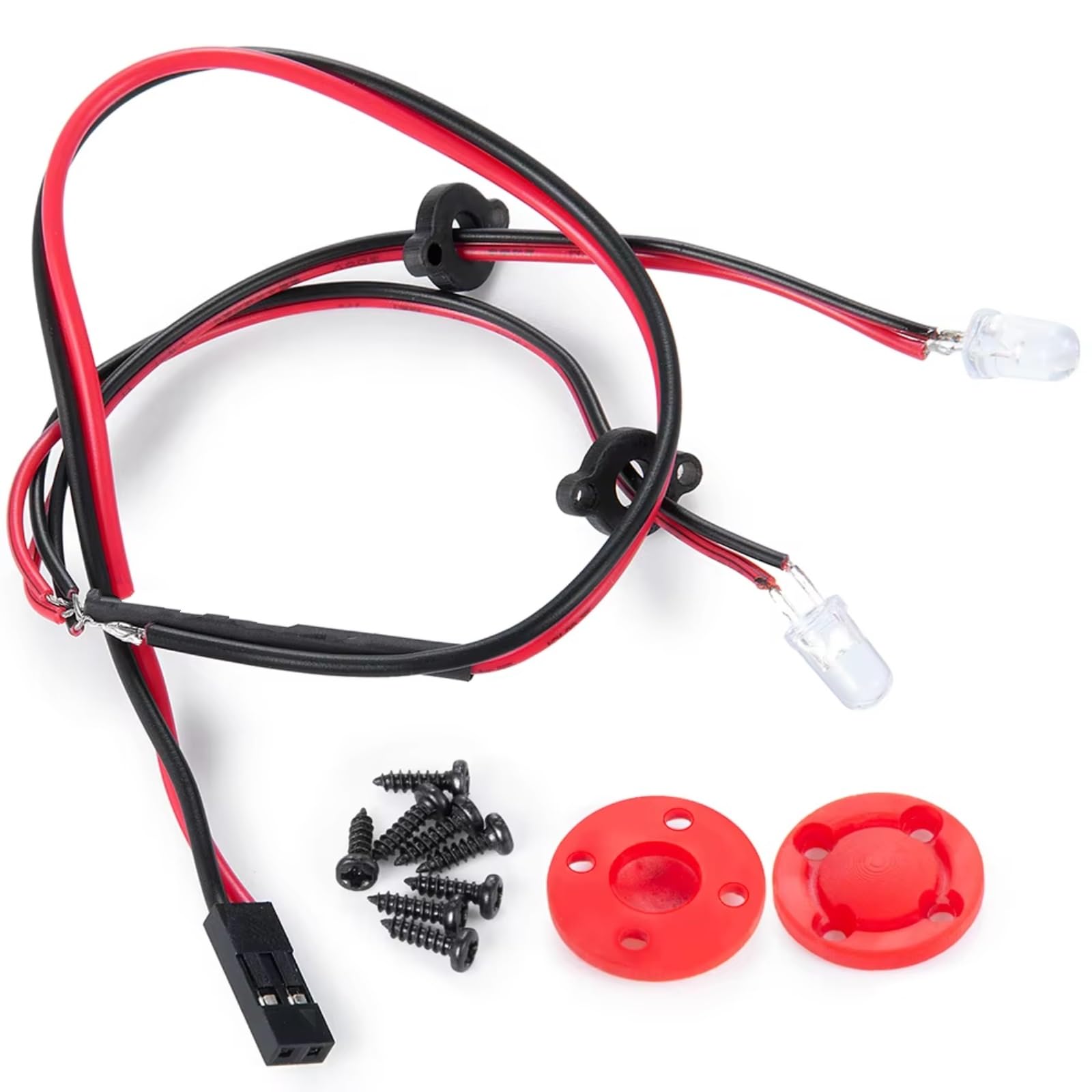 Parti Fari RC Per Vanquish Products VS4-10 Per Phoenix VPS09007 1/10 Fanale Posteriore Faretto Luce Rossa Ricambi Auto RC