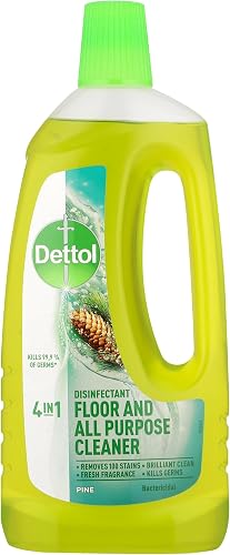 Dettol 750ml All Purpose Cleaner, Disinfectant Liquid, Pine, Surface Care, Cleans & Fragrances, For Tiles, Kitchen & Bathroom Surfaces