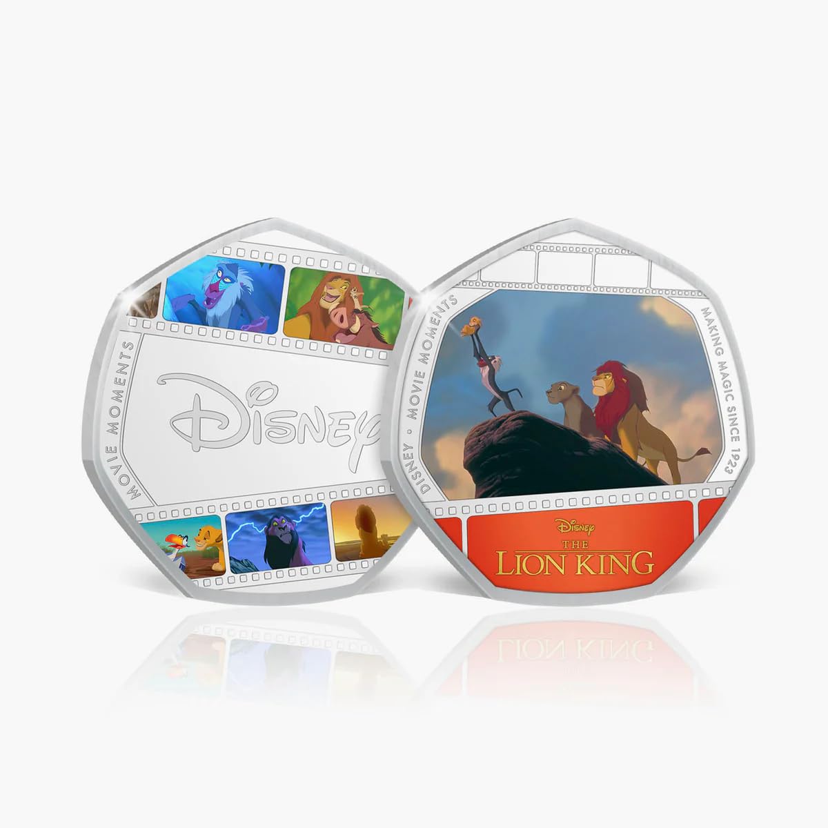 FANTASY CLUB Moments Le Roi Lion – Set de 6 Pièces de Collection Disney en Couleurs HD – Édition Limitée avec Scènes Iconiques
