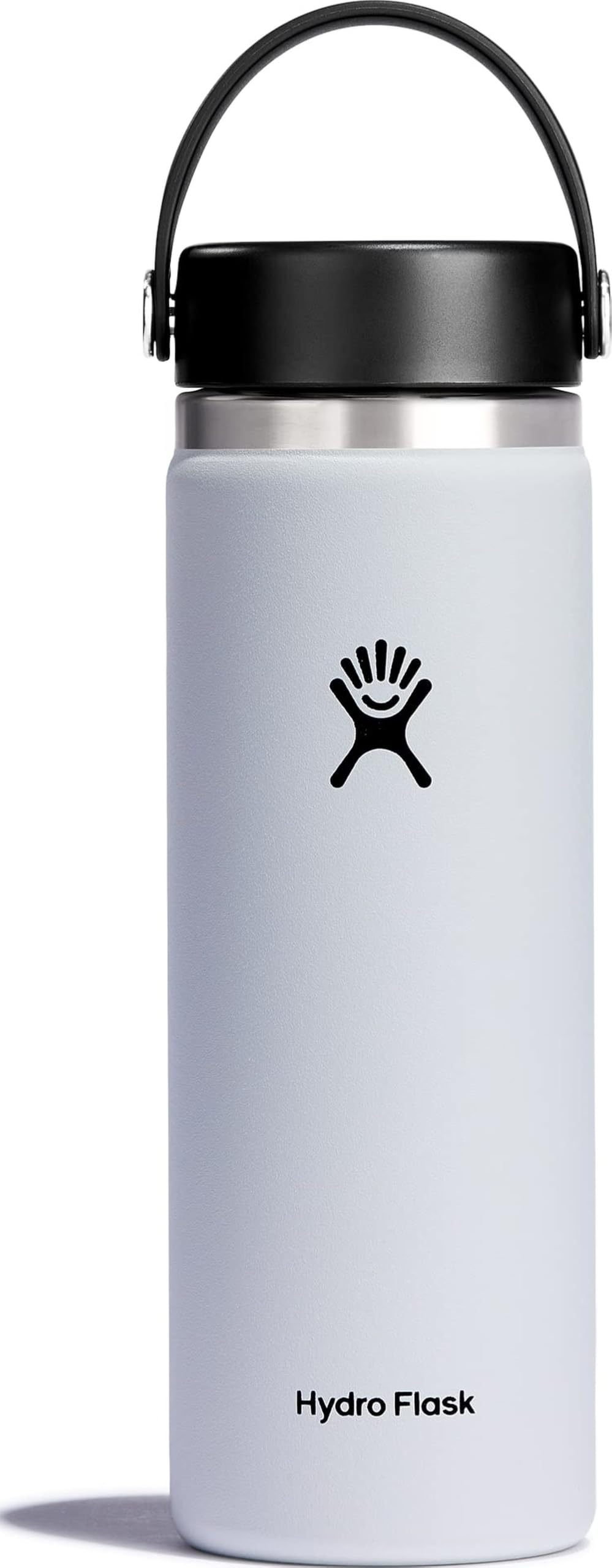 Hydro Flask Water Bottle - Insulated Stainless Steel - Wide Mouth Flex Lid, Non Spill, Leakproof and Refillable in 20 Oz