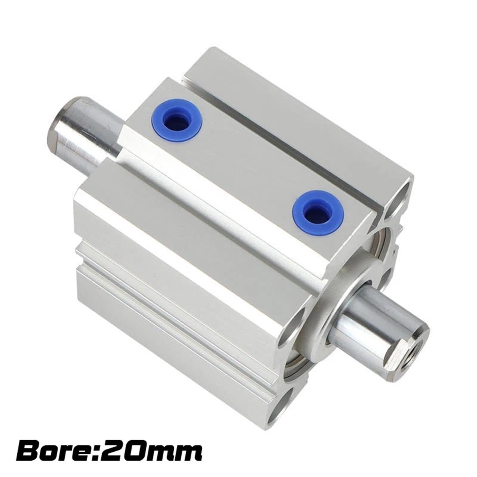 Cilindro delgado de doble cabezal y doble salida SDAD