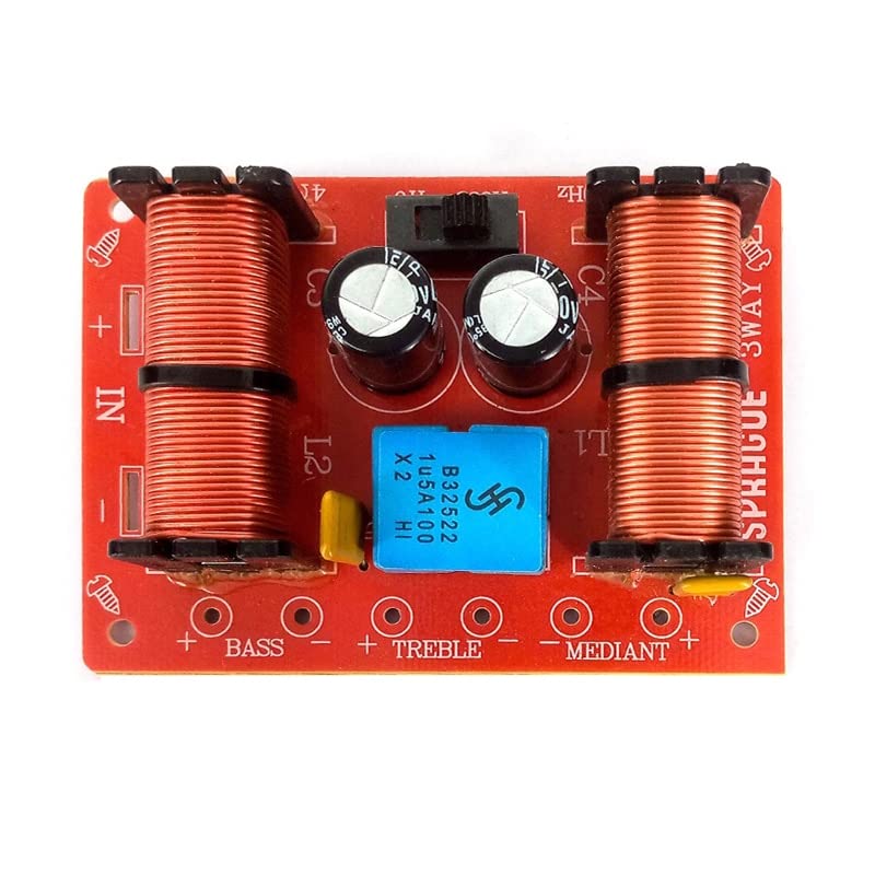 JINGERL 2 stcs 150W 3 Way Audio DIY SPREKER Crossover Filters Hifi Stereo Treble/Alto/Bass 1000Hz/5000Hz Frequentiedividers - Image 5