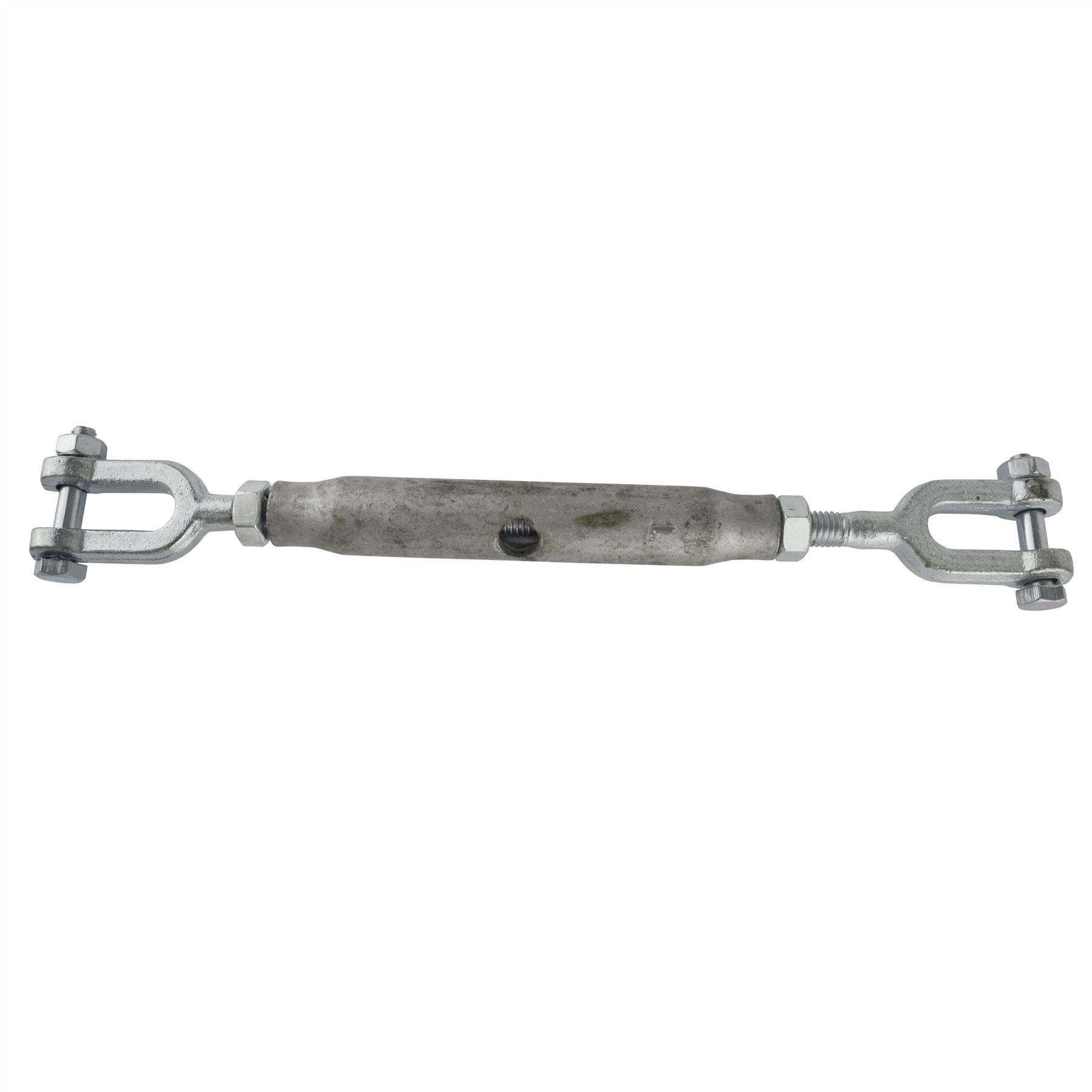 AB Tools Rigging Screw 8mm Galvanised Jaw to Jaw Turnbuckle Straining DK66