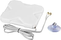 Vista 9 de Bingfu Antena 4G LTE de alta ganancia 35dBi Panel MIMO SMA Male TS9 Antena compatible con 4G LTE Wireless CPE Router Mobile Hotspot MiFi Módem