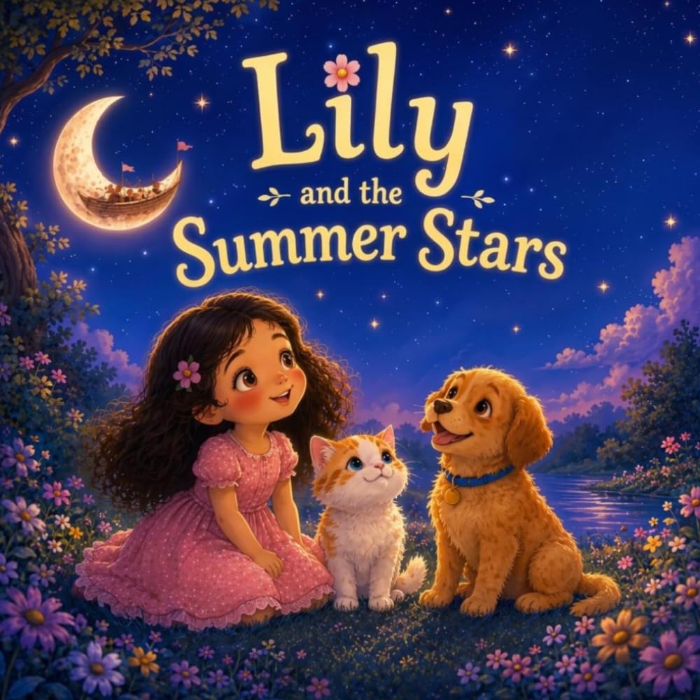 Lily and the Summer Stars: A Cozy Rhyming Story About Summer Stars and Animal Friends For Toddlers and Young Children (Rhyming Picture Books for Babies and Toddlers)