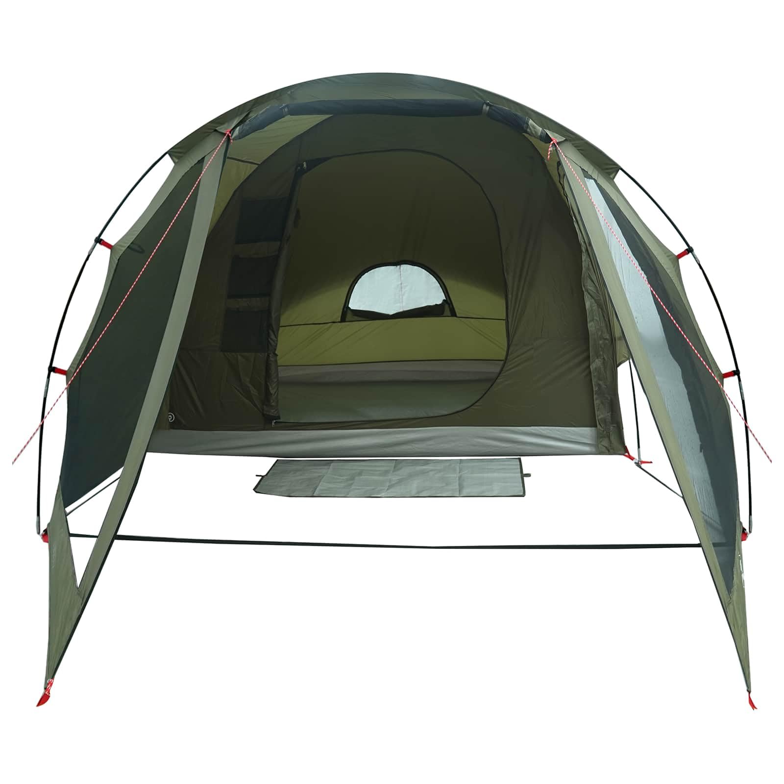 Tenda Familiare 6 Persone Verde Impermeabile