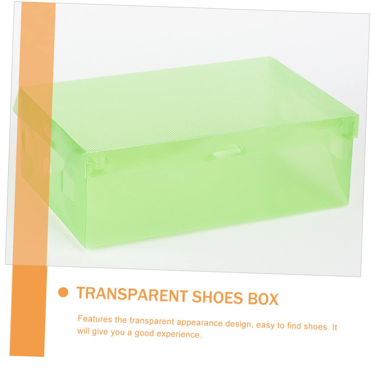 Caja Zapatos Transparente 7piezas Cajas De Almacenamiento Plegables De Cartón