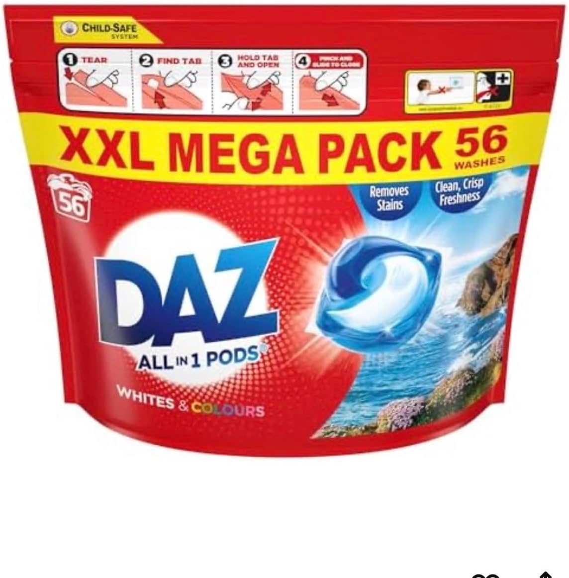 Daz All-In-1 Washing Capsules 56 Washes
