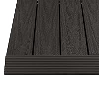 Vista 7 de NewTechWood 1/6 pies x 1 pie Quick Deck Azulejo de cubierta de cubierta recta en gris plateado argentino (4 piezas/caja)