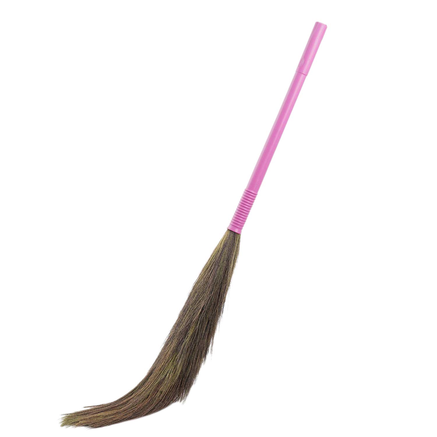 Zureni ZN-BR-05 Oval Floor Broom with Natural Soft Shillong Grass Long Stick Jhadu for Home Pantry Office Cleaning (1 Pc, Random Color) (B08YQWL6KH) Amazon Price History, Amazon Price Tracker