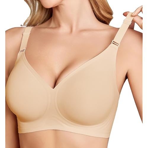 Avidlove Wireless Bras for Women Comfy Seamless Bra No Underwire Bras Full Coverage Bralettes Soft Comfortable Everyday Bra