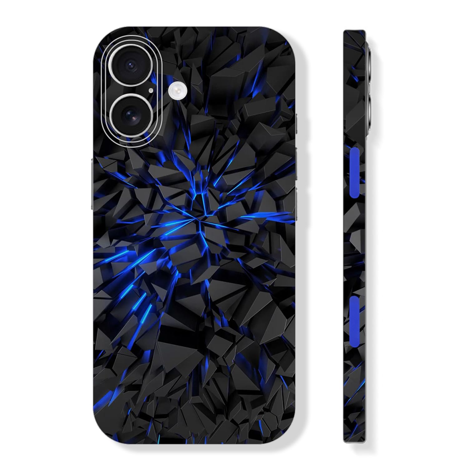 Skin Wrap for iPhone 16, 16 Plus, 16 Pro, 16 Pro Max, Protective Film Compatible with iPhone 16 Series, Vinyl Decal Sticker Cover for Phone Back, Camera, Frame (for 16 Plus)